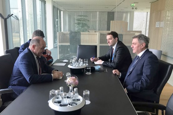 Predsjedavajući Predstavničkog doma dr. Denis Zvizdić razgovarao sa predsjednikom Nacionalnog vijeća Republike Austrije